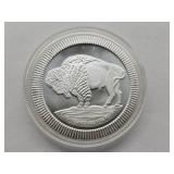 1 Oz .999 Silver Buffalo/Indian Design Stackable