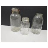Half Gal Kerr Mason  Jar , Half Gal with Wire +