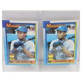 2 Topps Ken Griffey Jr. Baseball Cards