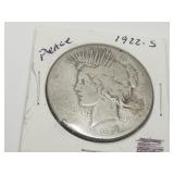 1922-S Silver Peace Dollar Coin
