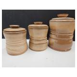Frankoma Caniter Set  5", 6", & 7"T