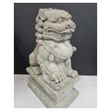 Concrete Foo Dog  Statue 8" 18" h Garden Decor