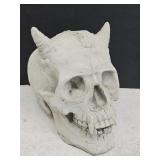 Skull Head  with Horns  6.5" high