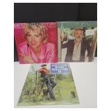 Record Albums Rod Stewart,  Kenny Rogers, Hank Jr