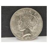 1924 Silver Peace Dollar Coin