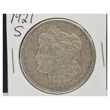 1921 S Silver Morgan Dollar Coin