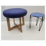Modern Stools 17X16:H, & Metal 10X13"H