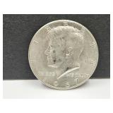40% 1967 Kennedy Half Dollar Coin