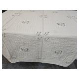 NICE Bed Spread with Roses 88" x 88"