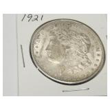 1921 Silver Morgan Dollar Coin