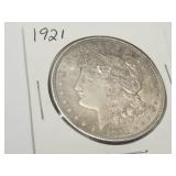 1921 Silver Morgan Dollar Coin