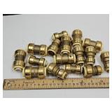 16 Brass pex copper Push Couplings 1/2 