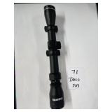 Tesco scope. 3 x 9 with rings.