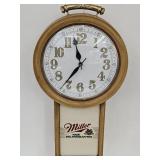 Vintage Miller Beer Advertising Clock 21' high