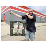 Stained Glass Window Wall Decor  23 1/2'