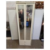 Storage Closet with Mirrors  24 x 15 x 77' high