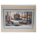 ' HOMEWARD BOUND' Signed Terry Redln Art 34 x24