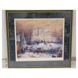 Thomas Kinkade ' VICTORIAN CHRISTMAS II' 34 x30'