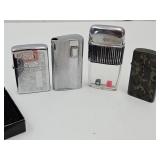 Lighters, Zippo w Box, Camo Zippo & Dice Lighter +