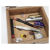 Kendall  Advertising Oil Pencil, Knife Hone, Box +