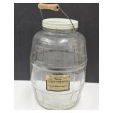 Vintage Terre Haute Advertising Pickle Jar w Lid