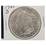 1921 D Silver Peace Dollar Coin