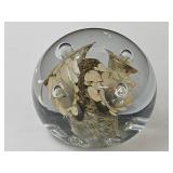 St Clair? Unmarked Glass Paperweight