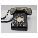 Western Electric Rotary Telephone w Silverplate H