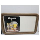VTG Welcome To Miller Lite Time Sign 34x21.5"