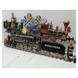 VTG Bur Wood Products Penn. R / R Train Wall Decor