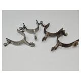 2 Pair of Cowboy Boot Spurs
