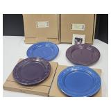 Longaberger Pottery Dinner Plates 10" Wide