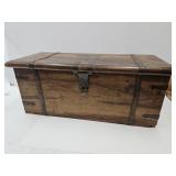 Wood Storage Trunk / Box  12 x 12 x 9" h