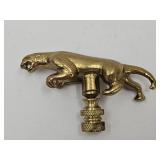 Solid Brass Jaguar Lamp Finial