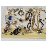Costume Jewelry  Turtle Pin, Necklace, Bracelet +