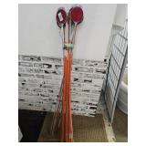 48" high 8 Reflectors with Extra  Stakes