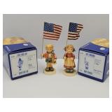 2 NOS Hummel LittlFlag Bearer & Miss Patriot