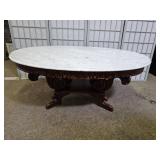 Nice Marble Top  Coffee Table Table 46 x 28 x 18"h