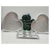 Wilton Cake Pans: Hearts & St. Patty