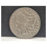 1880 Silver Morgan Dollar Coin