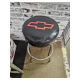 CHEVY Garage SHOP Swivel Stool 29" H