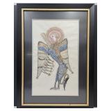 Framed Signed Art 26 x 36"