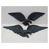 2 Matching Aluminum Eagles 22 to 26" Long
