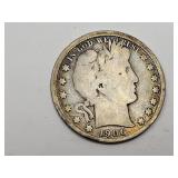 1906 O Silver Barber Half Dollar Coin
