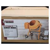 NEW IN BOX 3.5 Cubic Feet Concrete Mixer
