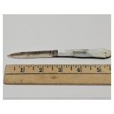 George Unite Silver Fruit Knife Mother of Pearl