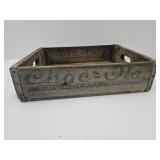 Vintage Choc- cola Advertising Crate