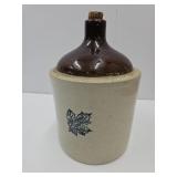 Primitive Western Stoneware 1 Gal Whiskey Crock