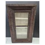 Primitve Wall or Table Top Cabinet 15 x 4.5 x 26h