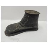 Vintage Tin Shoe Bank